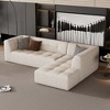NicBex Upholstered Modular Sectional Sofa Modern Chenille Fabric Comfy L-Shaped Sofa Couch Convertible Minimalist Sofa for Living Room - 2 of 4