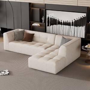 NicBex 2PCS L Shaped Sectional Sofa 3 Seat Modern Modular Sofa for Living Room & Apartment & Office - 1 of 4