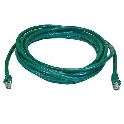 Monoprice Cat6 Ethernet Patch Cable - 14 Feet - Green | Network Internet Cord - RJ45, Stranded, 550Mhz, UTP, Pure Bare Copper Wire, 24AWG