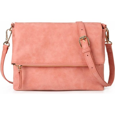 BEAFUP Women's Crossbody Bag with Detachable Shoulder Strap - Multi-Functional Vegan PU Leather Purse for Daily Use, Travel, and Gifts