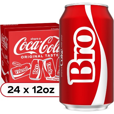 Coca-Cola Soda - 24pk/12 fl oz Cans