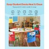 VEVOR Chair Pockets for Classroom, 24 Pack, 18 x 20 Inches Chairback Buddy Pocket with Name Tag, 6 Bright Colors, Multicolored - 4 of 4