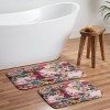 Deny Designs Burcu Korkmazyurek Summer Botanical Monogram Memory Foam Bath Mat - 4 of 4