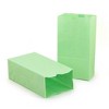 Hygloss® Gusseted Paper Bags, #6 (6" x 3.5" x 11"), Lime Green, 50 Per Pack, 2 Packs - 2 of 2