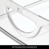 Stackable Pantry Bin with Handles - Set of 2 - Clear - Made in USA - 4 of 4