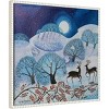 Amanti Art 22"x22" Snowy Land by Lisa Graa Jensen Framed Canvas Wall Art - 2 of 4