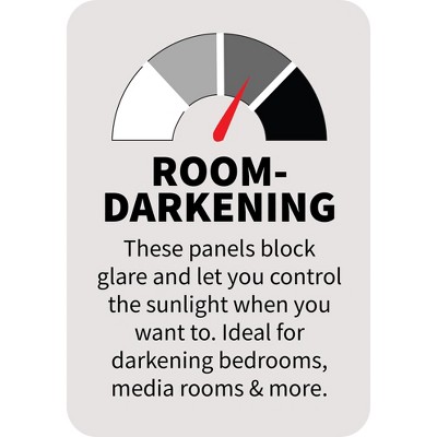 Taupe Room-Darkening Pleated Polyester Window Panels