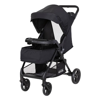 Ultra Black Comfort Cabin Bassinet Stroller with Mesh Cover