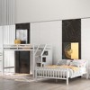 NicBex Twin over Full Size Bunk Bed Pinewood Frame Bed Frame with Guardrails and Storage Stairs, No Box Spring Required - 2 of 4