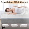 Vipbear 12 Inch TXL/Full/Queen Mdeium Firm Memory Foam Mattress for Pressure Relief Cooling Gel Bed Mattresses with Removable Cover CertiPUR-US - 3 of 4