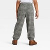 Toddler Boys' Plaid Holiday Pants - Cat & Jack™ Gray - 2 of 3