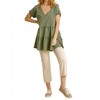 Women's Tiered Ruffle Tunic - umgee - 4 of 4
