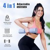 Dumbbell Set of 2, MERACH Adjustable Weight, Anti-slip Handle, Macaron Colors, Each 2.2/4.4/6.6/8.8 lbs - 2 of 4