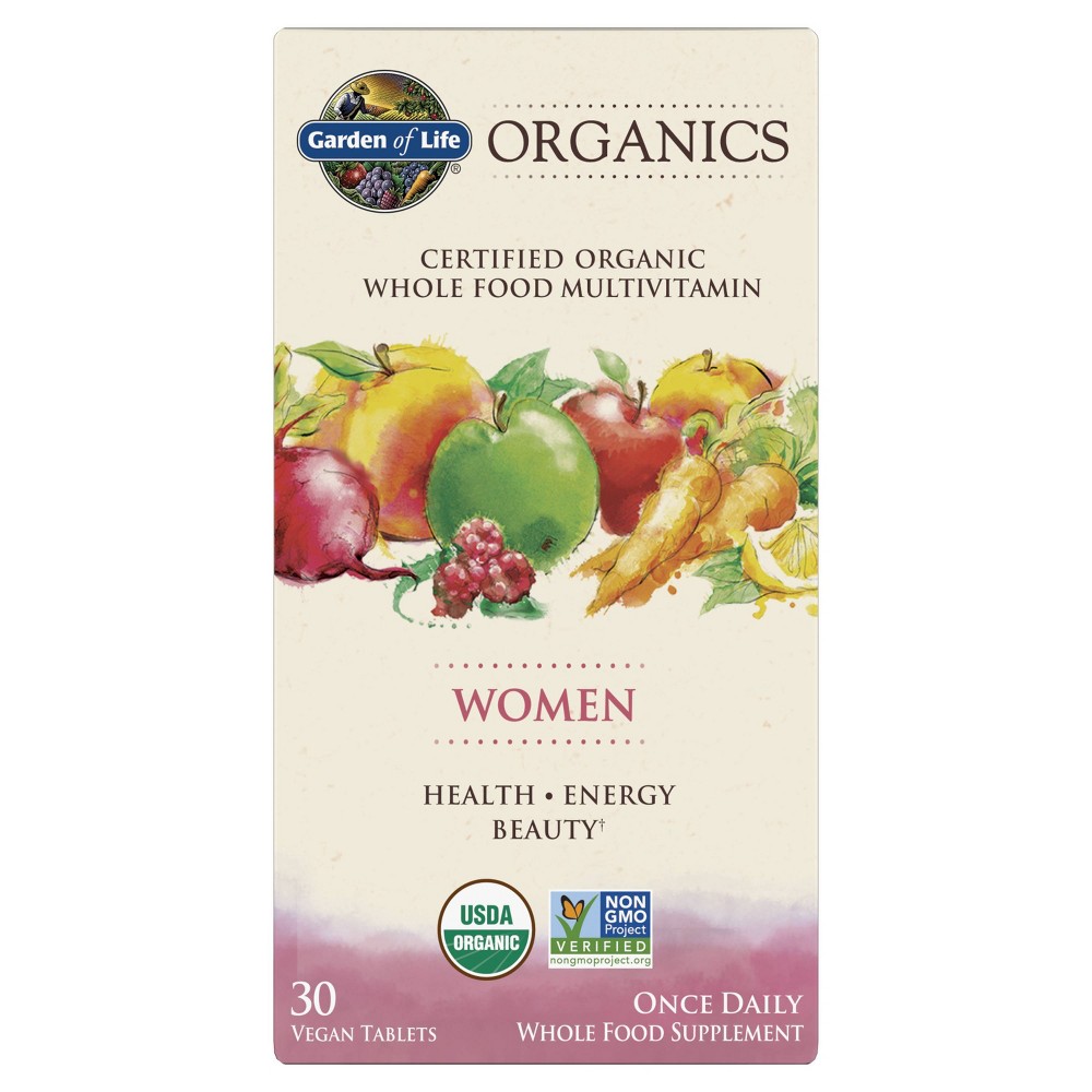 Photos - Vitamins & Minerals Garden of Life Organic Women's Daily Vegan Multivitamin Tablets - 30ct 