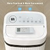 8,000 BTU Portable AC, 3-in-1 Unit with 4 Modes, Timer, LED Display, Remote & Install Kit, for Bedroom/Living Room/Office, White. - 4 of 4