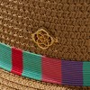 Kendra Scott Pasleigh Panama Woven Band Hat - Brown: Midweight Tweed, Comfort Elastic, One Size Fits Most - 3 of 3