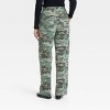 Women's Mid-Rise Utility Cargo Pants - Universal Thread™ Green Camo - 2 of 3