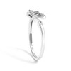 Haus of Brilliance Silver Diamond Accent "MOM" Heart Ring - 4 of 4
