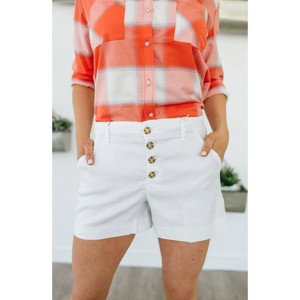 Women's Lyndie Button Front Short - Level99 - 1 of 2