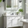 PROOX 8 in. Widespread Double Handle Bathroom Faucet with Drain Assembly - 3 of 4