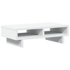 Aghana Digitals White Engineered Wood Monitor Stand with 2 Storage Compartments, 19.7x10.6x5.9", - 2 of 4