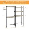 coucheta 5-Tier Over-the-Washer Shelf,  Adjustable Laundry Room Organizer Rack with Double Wood Shelves, Space Saver, for Bathroom, Balcony - 2 of 4