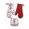 Oven Mitt And Potholder Set - Betty Boop, "Kiss the Cook" - 2 of 2