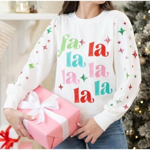 Women's FaLaLa Sweater - Mary Square - 1 of 3