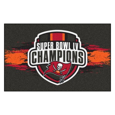 NFL Super Bowl LV Champions Tampa Bay Buccaneers 19"x30" Rug