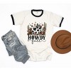 Simply Sage Market Women's Howdy Fall Pumpkin Short Sleeve Ringer Tee - 3 of 4