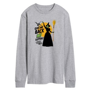 Men's - Wizard of Oz - Give Me Back My Slippers Long Sleeve Graphic T-Shirt - 1 of 4