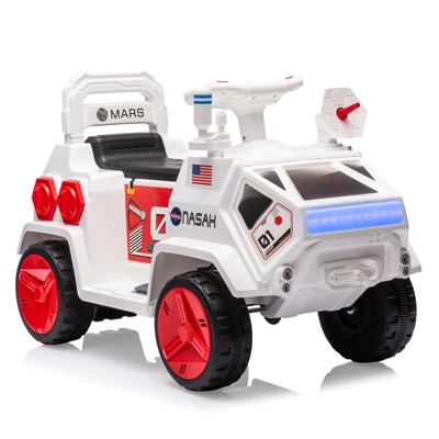 6V Kids Ride On Car, Kids Electric Ride On ATV Car with Flash Lights & Music, 4-Wheel Design for Indoor/Outdoor Use