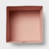 11" Fabric Bin Pink Floral - Room Essentials™: Storage Cube for Dorm Rooms, Folds Flat, 11 Inch System Compatible - 3 of 4