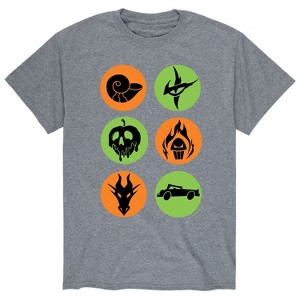 Men's - Disney Villains - Icons Short Sleeve Graphic T-Shirt - 1 of 4