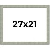 PosterPalooza | Sculpted Blue Picture Frame - UV Acrylic, Backing Board, Hanging Hardware Included - 2 of 4