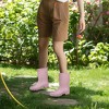 TIME HOLLOW Pink Mid-Calf Rain Boots - 2 of 3