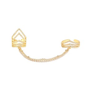 SOHI Women Golden Ring - 1 of 3
