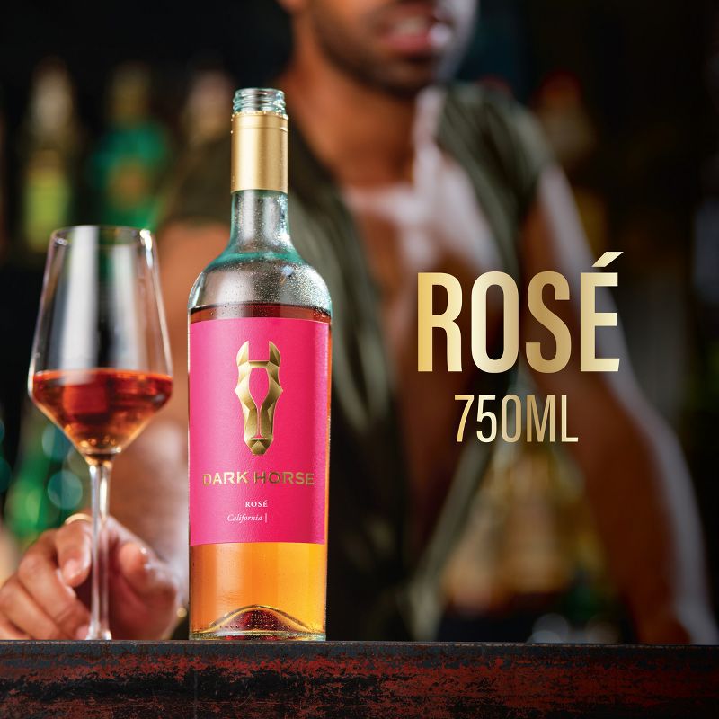 Dark Horse Rose Wine - 750ml Bottle, 3 of 9