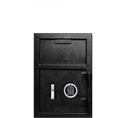 Templeton Safes Standard Depository Safe with Electronic Keypad and Key Backup, 1.12 CBF, Black