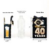 Big Dot of Happiness Cheers and Beers to 40 Years - 40th Birthday Party Favor Boxes - Set of 12 - 2 of 4