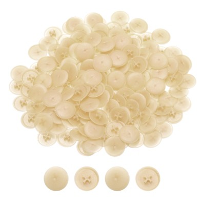 Unique Bargains Plastic Decoration Furniture White Screw Cap Covers