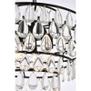 Elegant Lighting Mila 5 - Light Pendant in  Black - 3 of 4