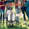 VEVOR 60 Qt Seafood Boiling Kit with Strainer, Outdoor Seafood Boil Pot and Basket, Cooking Set for Crab Crawfish Lobster Boiling, Silver - 3 of 4