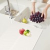 REGALWOVEN Easy Clean Kitchen Mat for Kitchen Counter, Heat Resistant Silicone Dish Drying Mat with Concave and Convex Design 1 Pc - 3 of 4