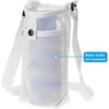 BABYYER Water Bottle Bag Mesh Portable Bottle Holder Carrier Adjustable Shoulder Strap for Sports Hiking Camping - 4 of 4