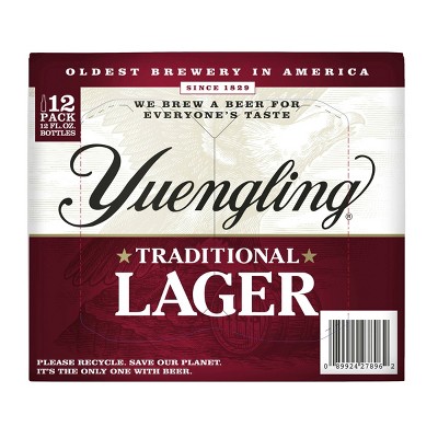 Yuengling Traditional Lager Beer - 12pk/12 fl oz Bottles