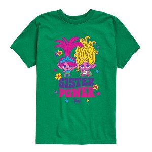 Boys' - Trolls - Sister Power Viva Short Sleeve Graphic T-Shirt - 1 of 4