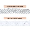 Sewing Sequin Trim 1.2 Inch 6 Row, 25 Yards Glitter Sequin Strip Ribbon Metallic Stretch Bling Fabric DIY Craft Decoration - 4 of 4
