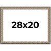 PosterPalooza | Ornate Silver Picture Frame - UV Acrylic, Backing Board, Hanging Hardware Included - 2 of 4