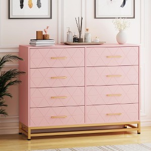8 Drawer Dresser for Bedroom, Wood Dresser Tv Stand - 1 of 4